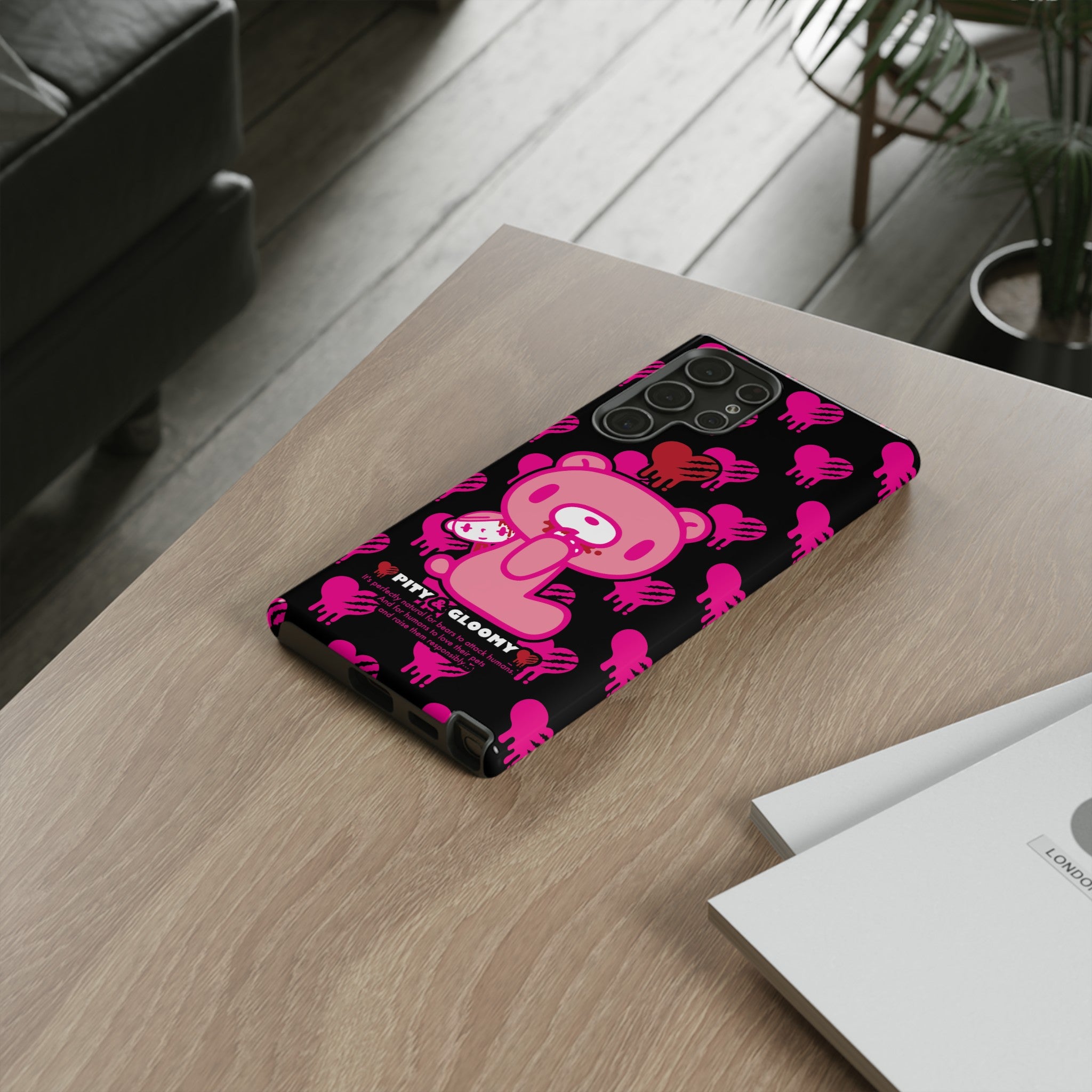 Gloomy Bear Pink Phone Case